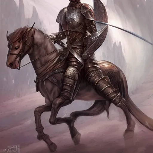 Image similar to knight by magali villeneuve
