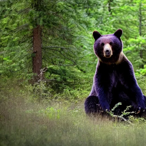 Image similar to bear in a forest