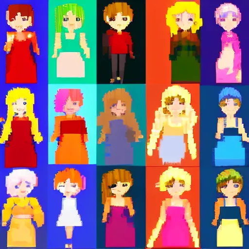 Image similar to girl sprite art