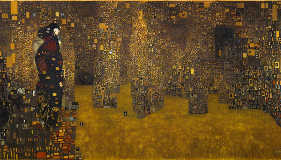 Image similar to mindscape, by mariusz lewandowski, by gustav klimt