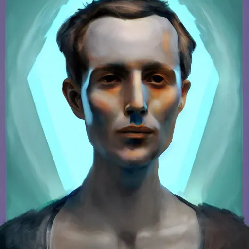 Image similar to Portrait of an AI named Dorian