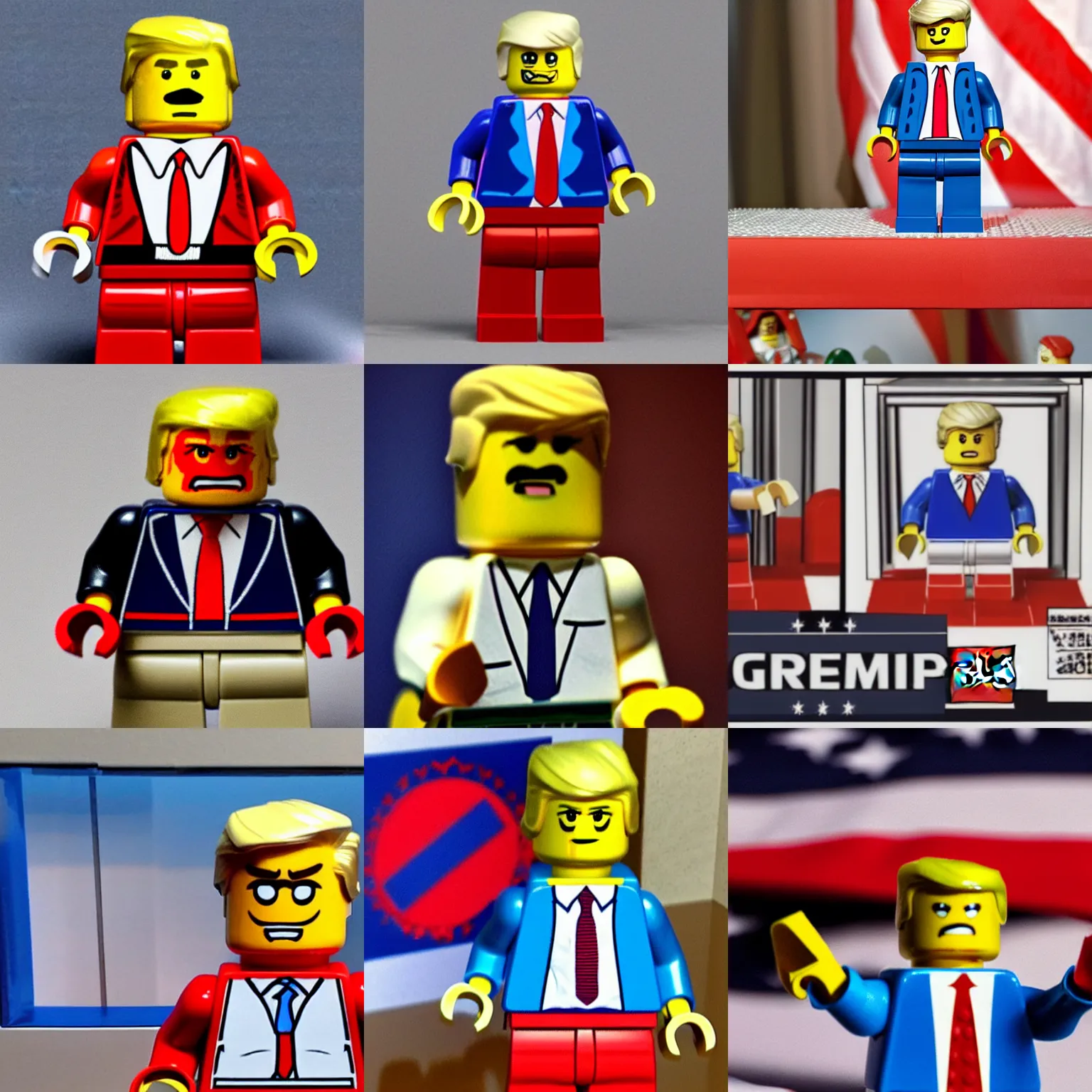 Prompt: lego donald trump