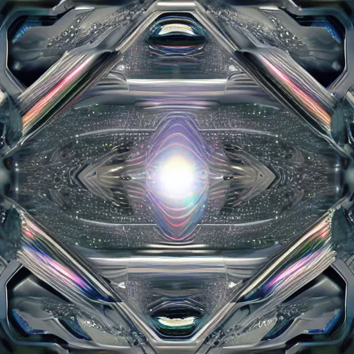 Image similar to infinitesimal maximalist future light pastel chrome futuristic singularity album cover image hi res resolution chrometype acid intricate baroque silver abstract detailed photorealistic cinematic atmospheric high quality wonderful asymmetric render illusion