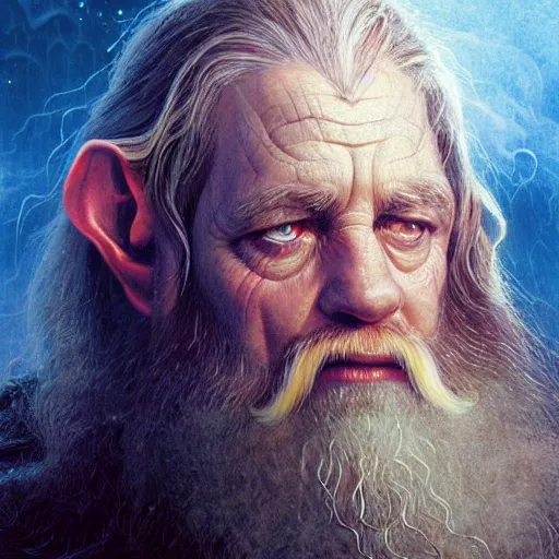 Prompt: hyper realistic, lord of the rings, close up portrait of a mega derpy kirby, smoking massive amounts of weed, by greg rutkowski, scott m fischer, artgerm, loish, slight glow, atmospheric, anne stokes, alexandros pyromallis