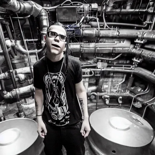 Image similar to skrillex in an actual boiler room