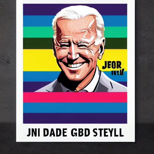 Image similar to biden lgbt poster in style of nazi propaganda