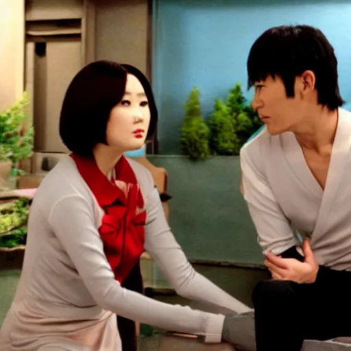 Image similar to film still of the Japanese soap opera 'Love in Outer Space' (2012)