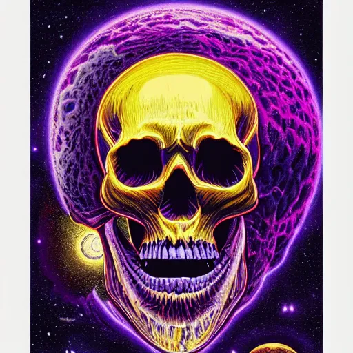 Image similar to ngc 3132 melting mysterious skull landscape by Casey Weldon, dan mumford 8k ultra high definition, upscaled, perfect composition , golden ratio, edge of the world, image credit nasa nat geo