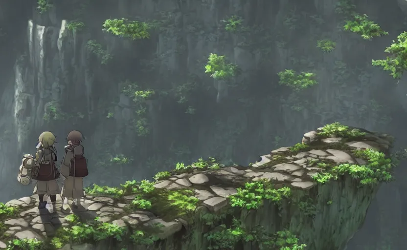 Prompt: made in abyss beautiful scenery, ultra detailed, 8k