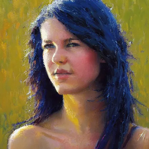 Image similar to photo of young woman by robert hagan