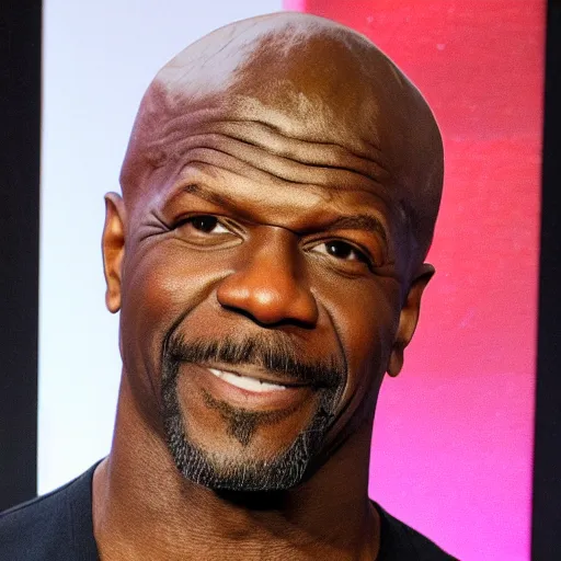 Image similar to terry crews made out of berries