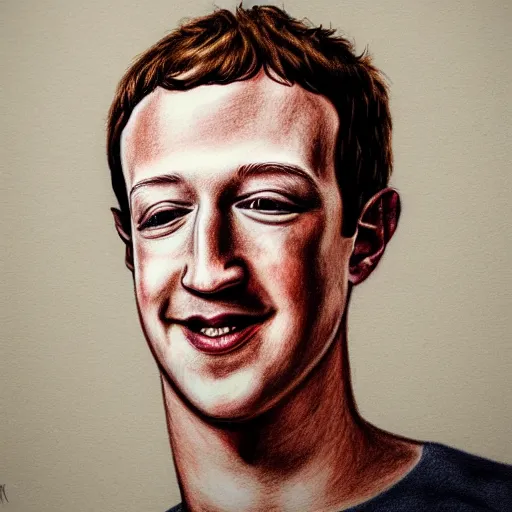 Prompt: pattent drawings of Mark Zuckerberg face