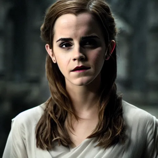 Image similar to emma watson as lord voldemort