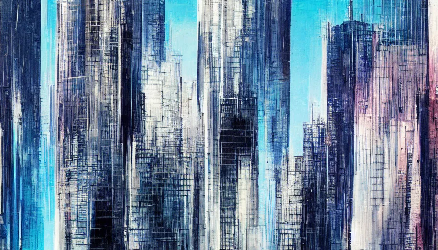 Prompt: skyscraper future abstract