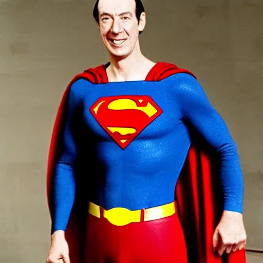 Image similar to valery giscard d'estaing as superman