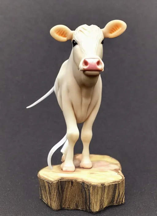 Prompt: 80mm resin detailed miniature of a beautiful muscular cow-girl, clothed in cowboy, olive skin, long dark hair, beautiful bone structure, symmetrical facial features, Product Introduction Photos, 4K, Full body