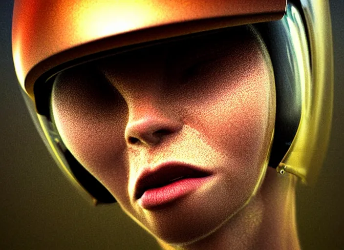 Image similar to beautiful extreme closeup portrait photo in style of frontiers rendered in octane 3d , of iknights in motorcycle helmets play soccer fashion magazine September retrofuturism edition, highly detailed, soft lighting, elegant , lighting, 35mm , Edward Hopper and James Gilleard, Zdzislaw Beksinski, Steven Outram, highly detailedrich deep colors. rich deep colors. Beksinski painting, art by Takato Yamamoto. masterpiece. rendered in blender, ultra realistic, smooth shading, ultra detailed, high resolution, cinematic, unreal 6