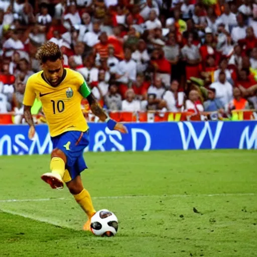 Image similar to neymar winning the world cup