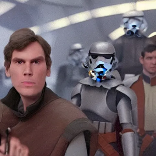 Prompt: jerma 9 8 5 in star wars