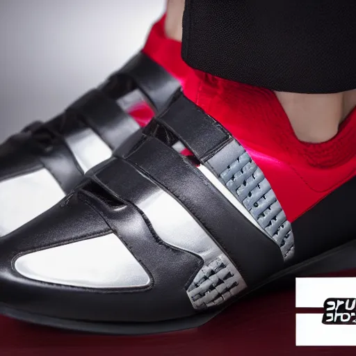 Image similar to sport shoes for a chess player, product photo, studio lighting, highly detailed