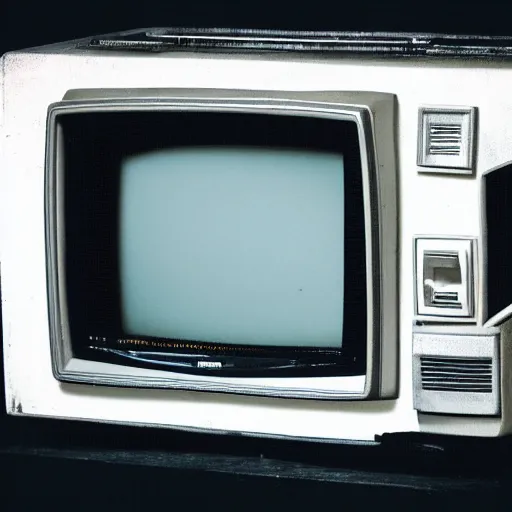 Image similar to ortographic view of a old CRT TV