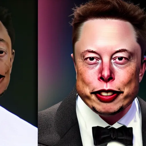 Image similar to a baby african american elon musk