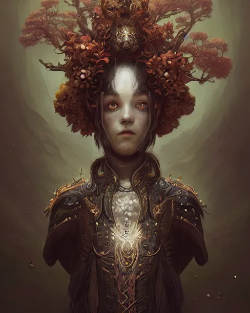Image similar to anthropomorphic art of warrior of light, of the black forest, portrait, victorian inspired clothing by artgerm, victo ngai, ryohei hase, artstation. fractal papers and books. highly detailed digital painting, smooth, global illumination, fantasy art by greg rutkowsky, karl spitzweg