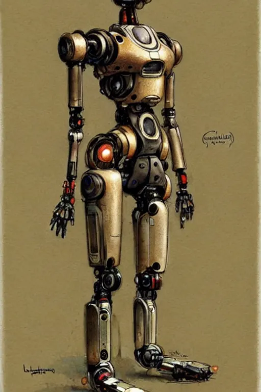 Image similar to humanoid robot from ex machina, by jean - baptiste monge