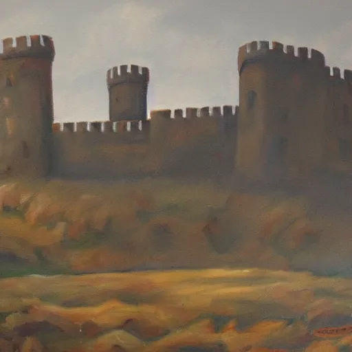 Image similar to painting of castle no frame