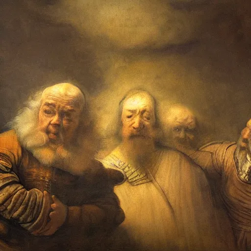 Prompt: a beautifully deep and thought-provoking matte renaissance painting of farts by Rembrandt, trending on artstation, finely detailed, detailed