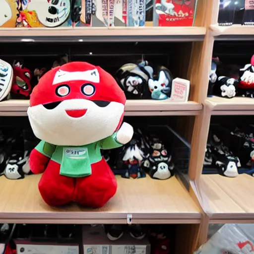 Prompt: cute fumo plush mascot of a sporting goods company in Tokyo