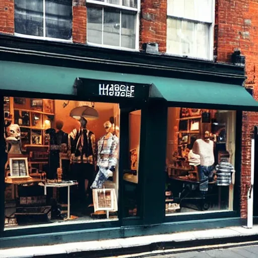 Image similar to “a shop called HORRIBLE on Marylebone High St”