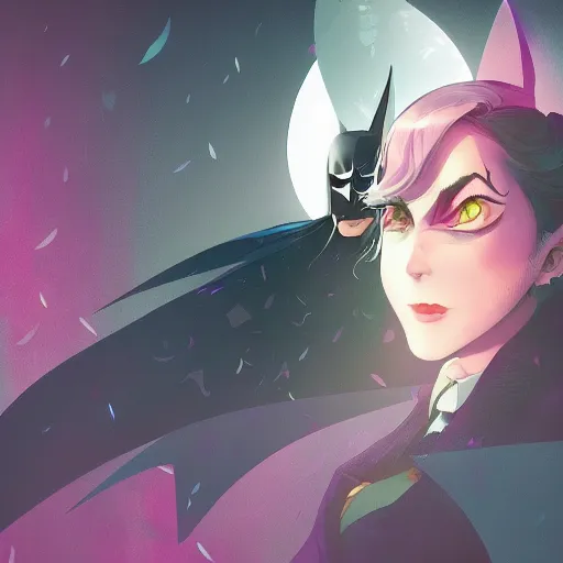 Prompt: Tim Burton as Batman, ambient lighting, 4k, anime key visual, lois van baarle, ilya kuvshinov, rossdraws, artstation