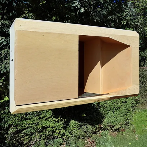 Prompt: large scale bat box designed by Norman Foster