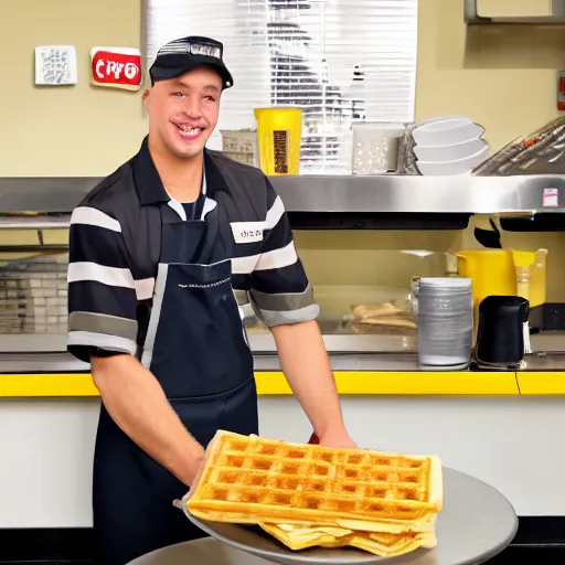 Image similar to wafflehouse employee's