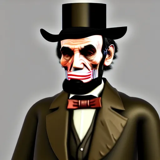 color abraham lincoln as a gta v character smoking a | Stable Diffusion ...