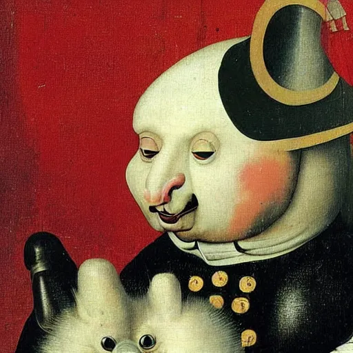 Prompt: xijinping by hieronymus bosch