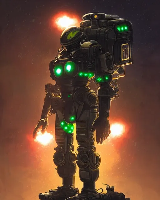 Prompt: luigi in a mech scifi suit with missles and small lights by, fantasy character portrait, ultra realistic, futuristic background by laurie greasley, concept art, intricate details, highly detailed by greg rutkowski, gaston bussiere, craig mullins, simon bisley