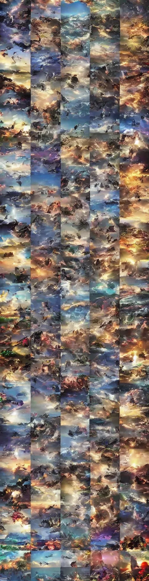 Image similar to grid of 1 6 thumbnails each containing an image of the worlds most beautiful artwork