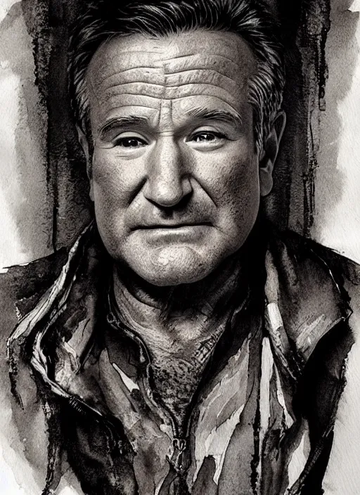 Prompt: portrait, Robin Williams in the Fisher King, watercolor, dramatic lighting, cinematic, establishing shot, extremely high detail, foto realistic, cinematic lighting, pen and ink, intricate line drawings, by Yoshitaka Amano, Ruan Jia, Kentaro Miura, Artgerm, post processed, concept art, artstation, matte painting, style by eddie mendoza, raphael lacoste, alex ross