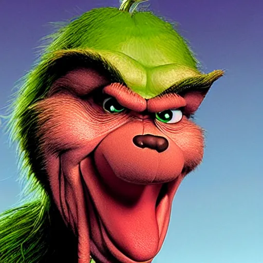 Image similar to 9 0 s cgi model of the grinch