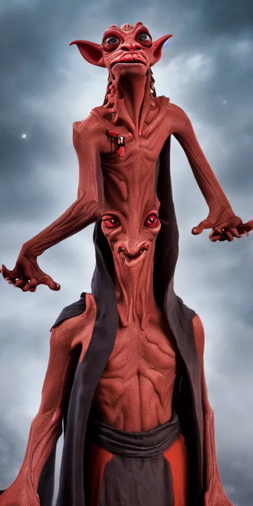 Image similar to darth jar jar binks, 4 k