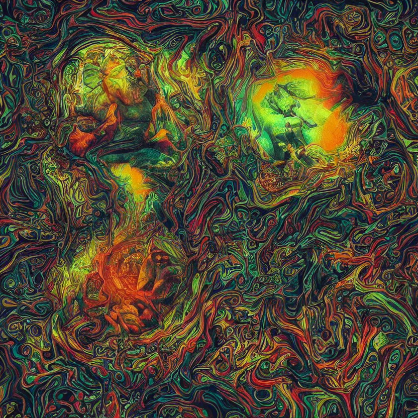 😱🤯🤮, by incedigris, dmt, supernatural, 8 k, digital | Stable Diffusion ...