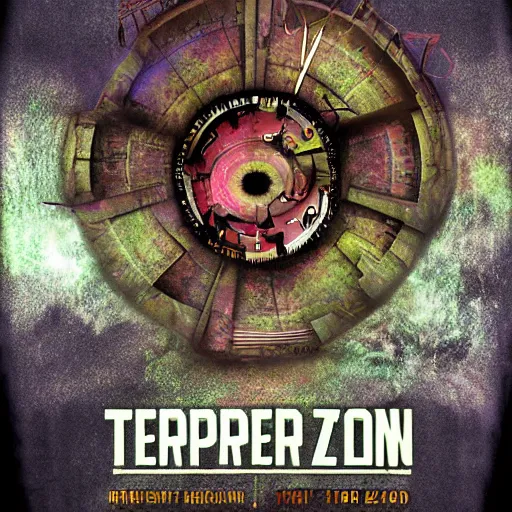 Prompt: temporal dead zone, graphic design by sengsavane
