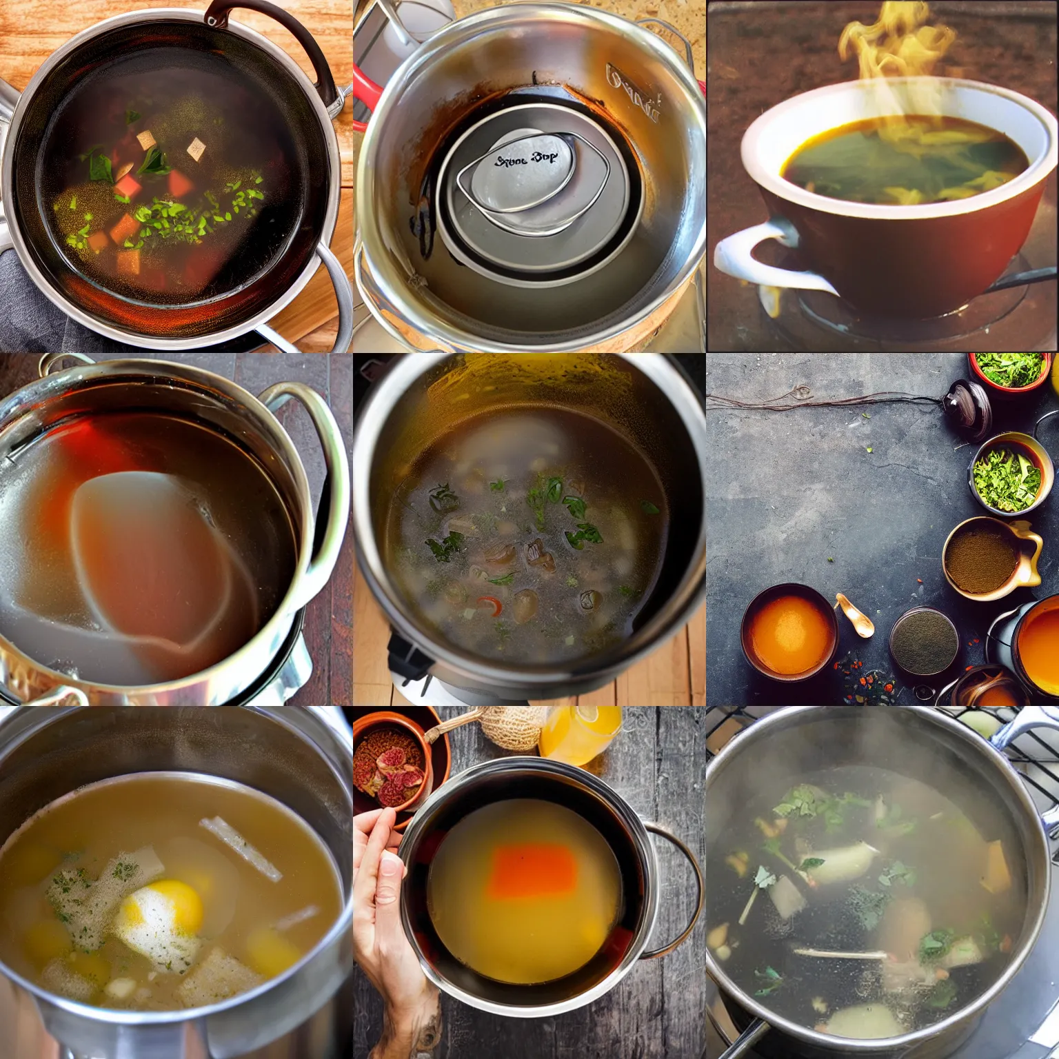 Prompt: brewing magic soup