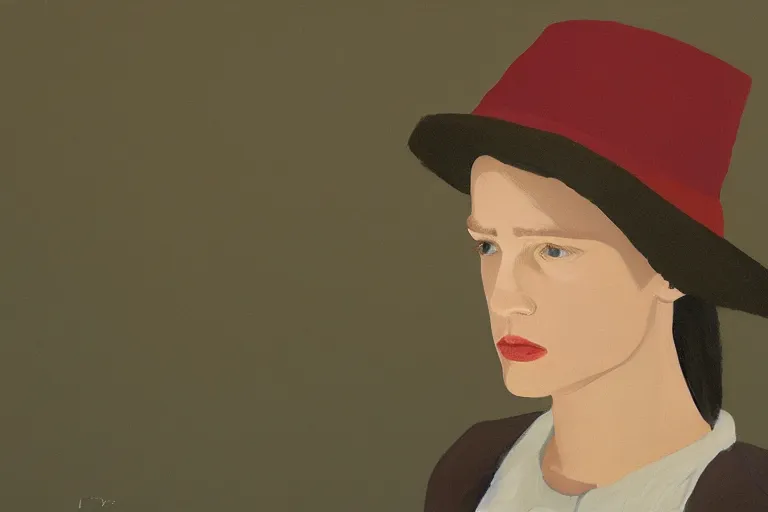 Image similar to young a woman with a raven - shaped hat artwork by tim eitel