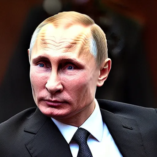 Image similar to putin with a mohawk