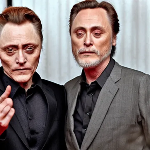 Image similar to joaquin Phoenix christopher walken