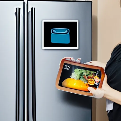 Image similar to augmented reality fridge