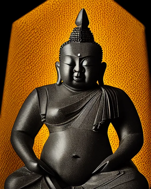 Image similar to an origami fat buddha by akira yoshizawa, realistic, very detailed, complex, intricate, studio lighting, bokeh, sigma 5 0 mm f 1. 4